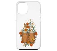 Boho Floral Conga Drums Music Case for iPhone 12/12 Pro