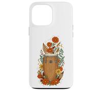 Boho Floral Conga Drums Music Case for iPhone 13 Pro Max