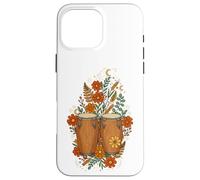 Boho Floral Conga Drums Music Case for iPhone 16 Pro Max