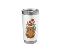 Boho Floral Conga Drums Music Stainless Steel Insulated Tumbler