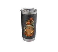 Boho Floral Conga Drums Music Stainless Steel Insulated Tumbler