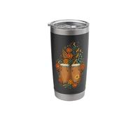 Boho Floral Conga Drums Music Stainless Steel Insulated Tumbler