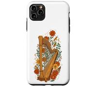 Boho Floral Harp Harpist Case for iPhone 11 Pro Max