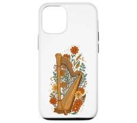 Boho Floral Harp Harpist Case for iPhone 12/12 Pro
