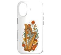 Boho Floral Harp Harpist Case for iPhone 17