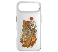 Boho Floral Harp Harpist Case for iPhone Air