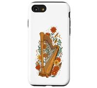 Boho Floral Harp Harpist Case for iPhone SE (2020) / 7/8