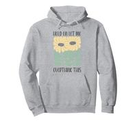 Boho Floral Hold on Let Me Overthink This Funny Overthinking Pullover Hoodie