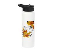 Boho Floral It Would Have Been Enough Christian Quiet Faith Stainless Steel Insulated Water Bottle