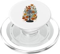 Boho Floral Mic Microphone Podcast Host Singer PopSockets PopGrip for MagSafe