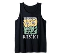 Boho Floral The Horrors Persist But So Do I Resilience Quote Tank Top