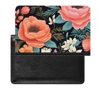 Boho Floral Travel Passport Holder Cover