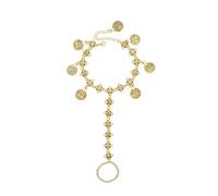 Boho Flower Coins Barefoot Sandals Anklets Bracelet Vintage Adjustable Silver Disc Tribal Tassel Chain Toe Ring Anklet Summer Beach Waterproof Foot Link Fashion Charm Jewelry Accessories for Women