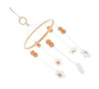 Boho Flower Mobile for Crib Charming Nursery Decor Floral Design for Bedroom Versatile Hanging Pendant for Cozy Sleep Environment Shower