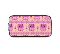 Boho Geometric Owls Large Pencil Case with Zip Up Boys Pencil Cases Pen Pouch Back to School Supplies Secondary High School College Sixth Form Stationery Gifts for Women Men