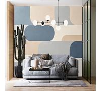 Boho Geometric Wallpaper Modern Minimalism Removable Stick On Contact Paper Heavyweight Self Adhesive Wallpaper for Bedroom Living Room Home Decor 100Cm(H) X140Cm(W)