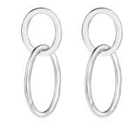 Boho Geometry Circle Dangle Pearl Earrings Copper Brand Minimalist Stylish Round Heart Female Moda