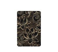 Boho Gold Lotus Flowers Printing 10 Pcs Car Air Freshener Hanging Sheets Scented Hanging Sheets With Rope For Home