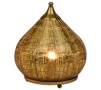 Boho Gold Metal Oriental Handmade Table Lamp 28cm