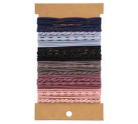 Boho Hair Ties Bracelets for Women, 24pcs Hair Ties for Thick Hair 6 Colors Rip Tie Hair Ties Boho Hair Accessories for Girl Women Braided Hair Tie