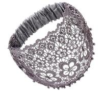 Boho Headbands For Women Elastic Crochet Boho Pearl Headband Wide Yarn 15x25x0.5cm Elegant Refined Beautiful For Daily Wear And Various Holidays Hair Styling