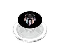 Boho Heart Dreamcatcher Pastel Feathers Bohemian Aesthetic PopSockets PopGrip for MagSafe