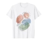 Boho Heron Continuous Bird T-Shirt