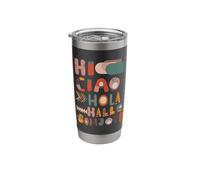 Boho Hi Multilingual Greetings for Language Lovers Travelers Stainless Steel Insulated Tumbler