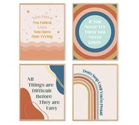 Boho Inspirational Posters Wall Art Positive Affirmations Print (40x60cm)