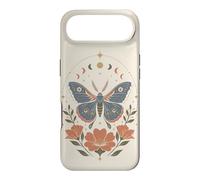 Boho Moth Butterfly Floral Celestial Moon Phases Nature Case for iPhone Air