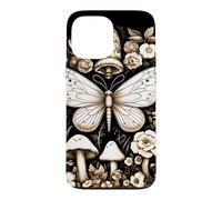 Boho Moth Grunge Fairycore Witchy Flora Therian Goblincore Case for iPhone 13 Pro Max