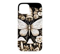Boho Moth Grunge Fairycore Witchy Flora Therian Goblincore Case for iPhone 15 Plus