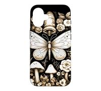 Boho Moth Grunge Fairycore Witchy Flora Therian Goblincore Case for iPhone 16