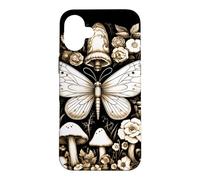 Boho Moth Grunge Fairycore Witchy Flora Therian Goblincore Case for iPhone 16 Plus