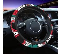 Boho Mountains Sun Moon Steering Wheel Covers Stylish Steering Wheel Cover Stretch Car Handle Covers For Men All Seasons Suv 38Cm