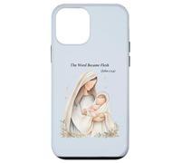 Boho Nativity Scene The Word Became Flesh Christmas Case for iPhone 12 mini