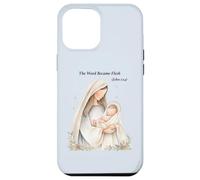 Boho Nativity Scene The Word Became Flesh Christmas Case for iPhone 12 Pro Max