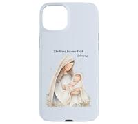 Boho Nativity Scene The Word Became Flesh Christmas Case for iPhone 15 Plus