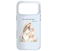 Boho Nativity Scene The Word Became Flesh Christmas Case for iPhone 17 Pro Max