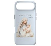 Boho Nativity Scene The Word Became Flesh Christmas Case for iPhone Air