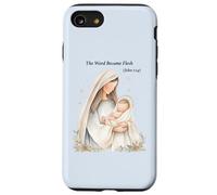 Boho Nativity Scene The Word Became Flesh Christmas Case for iPhone SE (2020) / 7/8
