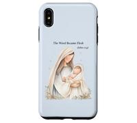Boho Nativity Scene The Word Became Flesh Christmas Case for iPhone XS Max