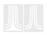 Boho Nomad Stripe 2 x Emboss-Ink Layering Stencil Setcraft, Card Making Stencil Pack -wh