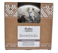 Boho Organics Scented Soy Candle - Dream Catcher - Pomegranate Noir
