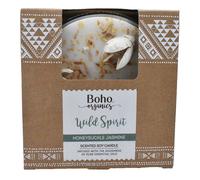 Boho Organics Scented Soy Candle - Wild Spirit - Honeysuckle Jasmine