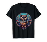 Boho Owl Bird Mandala Mythical Owl T-Shirt