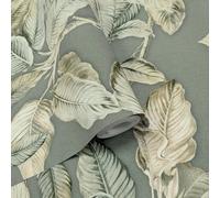Rasch Wallpaper Boho Palm Chalky Blue Wallpaper