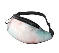 Boho Pastel Painting Hands-Free Bag Backpackers 14X35CM