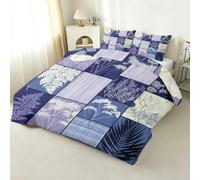 Boho Patchwork Coverless Duvet 180x200 4.5 Tog Botanical Floral Quilt