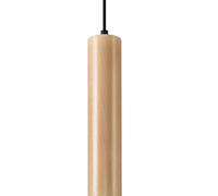 BOHO Pendant Lamp LINO 1 Wood Natural Wood GU10 LED SOLLUX LIGHTING Living room